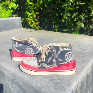 Nautical print Sperrys